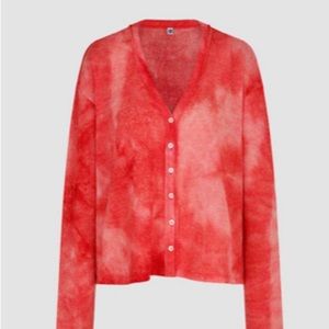 SUNDAE SCHOOL CHERRY CARDIGAN WOMENS LARGE